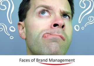 Faces of Brand Management
 