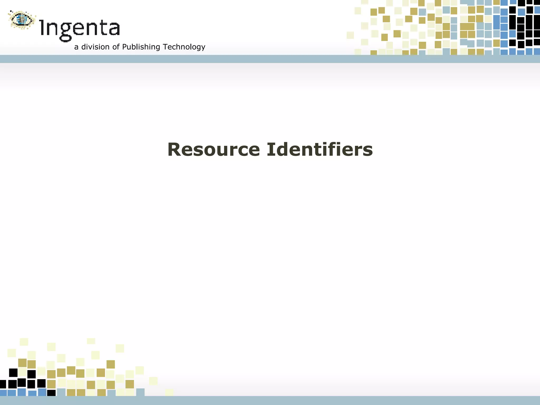 Resource Identifiers 