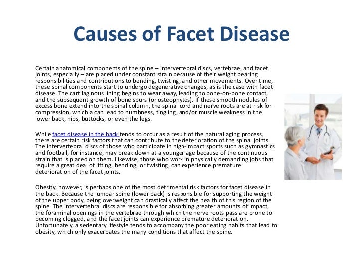 Facet Disease in the Back