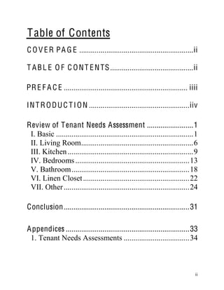 ii
Table of Contents
C O V ER PA G E ...........................................................ii
T ABL E O F C ONT ENTS....