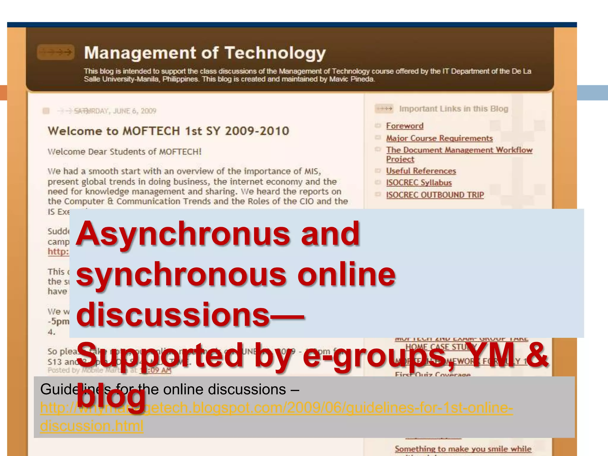 My personal learning network