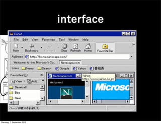 interface




Dienstag, 7. September 2010
 