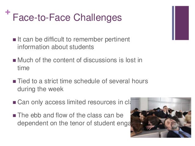 Face To Face And Online Learning