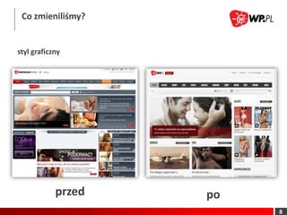 Zmiana wizerunku serwisu, na przykładzie redesignu facet.wp.pl