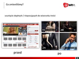 Zmiana wizerunku serwisu, na przykładzie redesignu facet.wp.pl