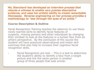 Face Wise: A Training Course on Facial Recognition | PPT