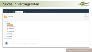 Suche in Vertragsakten
 