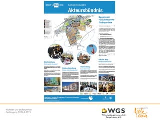 Wohnen und Wohnumfeld
Fachtagung TECLA 2013

 