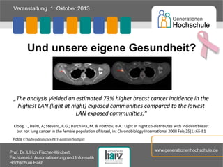 Schlüsselrolle für Erreichen der Zielgruppen:
Formbarkeit der Altersbilder
Altersbilder sind als soziale Konstruktionen für
Interventionen grundsätzlich offen

Gezielt jene Altersbilder fördern, die die Annahme von
Alltagsunterstützung als positiv herausstellen
(Beispiele in Mieterzeitungen)
Institutionalisierung der differenzierten
Mieteransprache als wichtiger Schritt zur Motivation
von Alternden, die dann als Beispiele für Nachbarn
und Freunde quasi nebenbei altersbildprägend wirken

Fachbereich Verwaltungswissenschaften, Professur für Kommunikations- und Sozialwissenschaften16

 