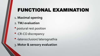 Management of Facial asymmetry | PPTX