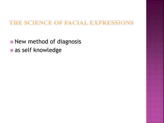  New method of diagnosis
 as self knowledge
 