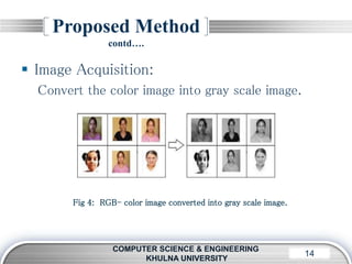 Facial expression recognition based on image feature | PPTX
