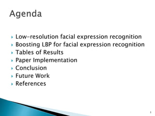 Facial expression recognition based on local binary patterns final | PPTX