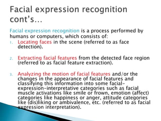 Facial expression recognition based on local binary patterns final | PPTX