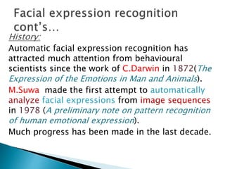 Facial expression recognition based on local binary patterns final | PPTX