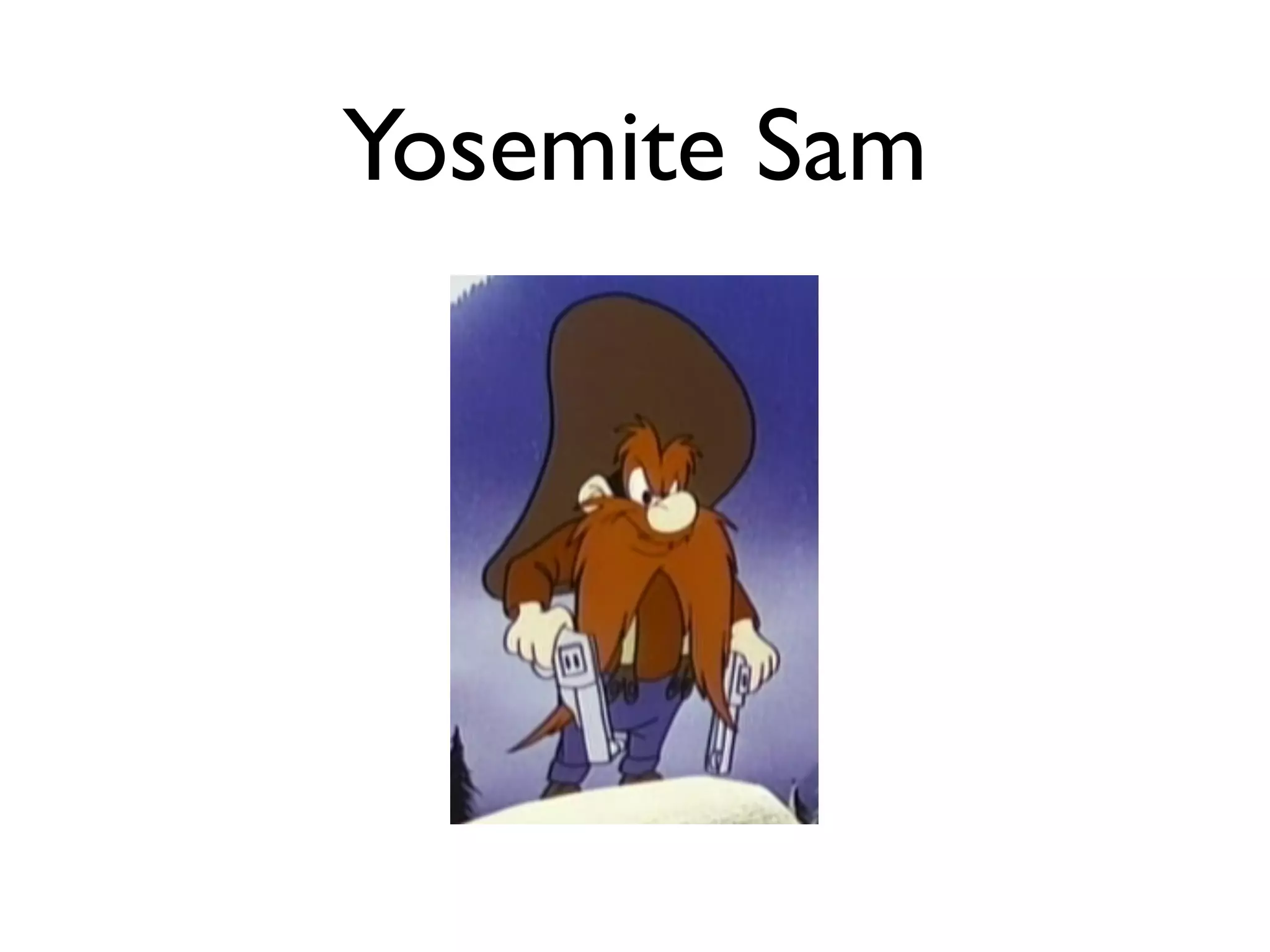 Yosemite Sam
 
