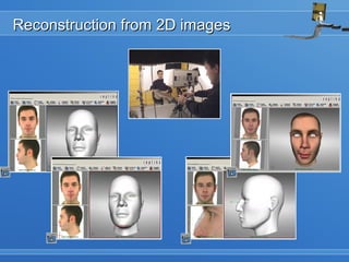 Reconstruction from 2D imagesReconstruction from 2D images
 