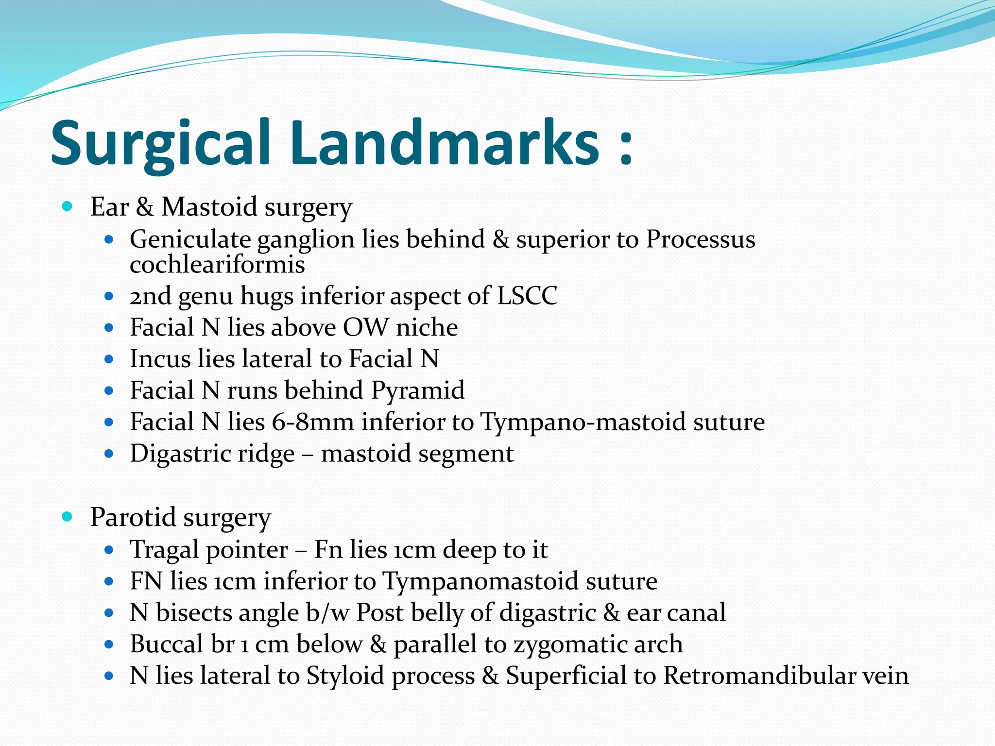 Anatomy of Facial Nerve | PPTX