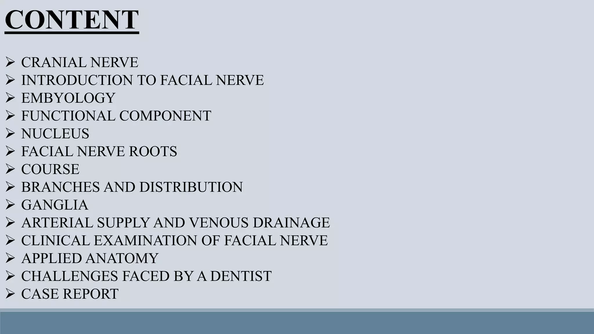 Facial nerve and it's applied aspect | PPTX