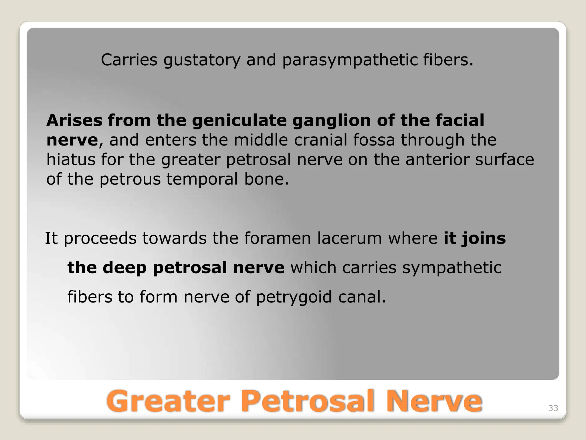 Facial nerve and its extracranial and intracranial rots | PPTX