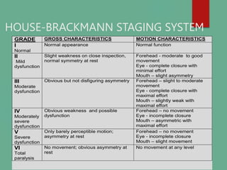 Hb Grading System Facial nerve presentation by Dr Salison Salim Panicker.pptx