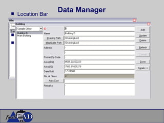Data Manager Location Bar   