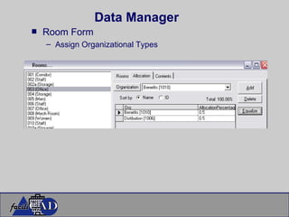 Data Manager Room Form Assign Organizational Types 