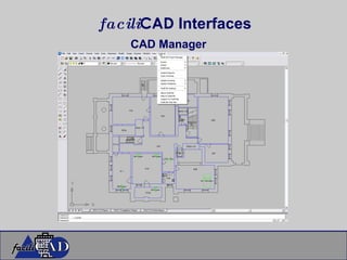 facili CAD  Interfaces CAD Manager 
