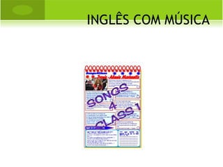 INGLÊS COM MÚSICA 