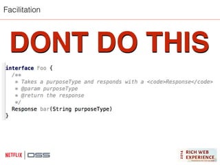 Facilitation 
DONT DO THIS 
 