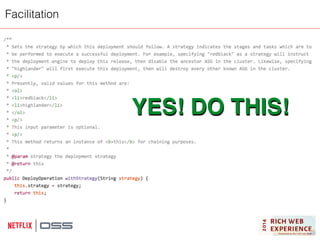 Facilitation 
YES! DO THIS! 
 