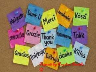 Prepared by: Angielica Bandillo

 