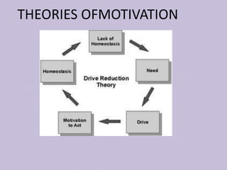 THEORIES OFMOTIVATION
 