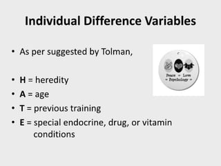 Facilitating learning a metacognitive process