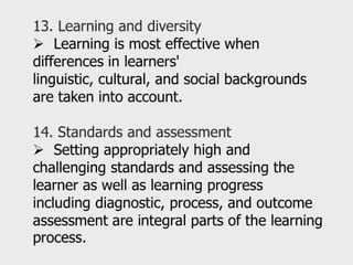 Facilitating learning a metacognitive process