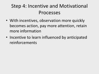 Facilitating learning a metacognitive process