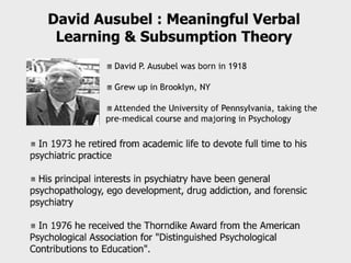 Facilitating learning a metacognitive process