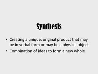 Facilitating learning a metacognitive process