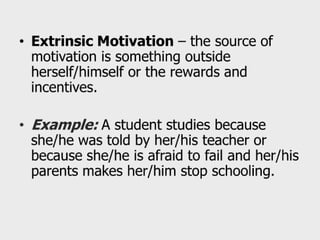 Facilitating learning a metacognitive process