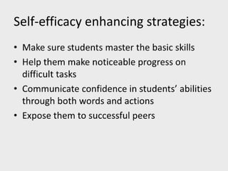 Facilitating learning a metacognitive process