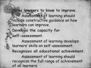 Facilitating learning a metacognitive process