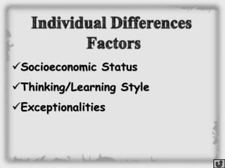 Facilitating learning a metacognitive process