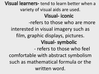 Facilitating learning a metacognitive process