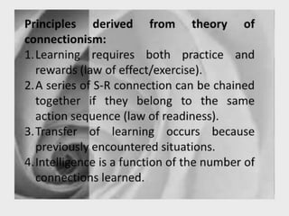 Facilitating learning 