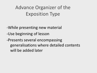 Facilitating learning 