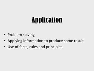 Facilitating learning 