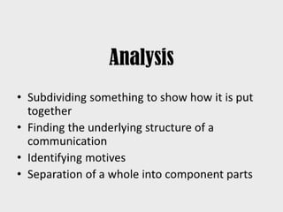 Facilitating learning 