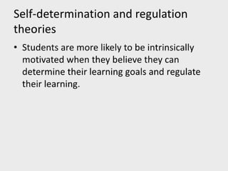 Facilitating learning 