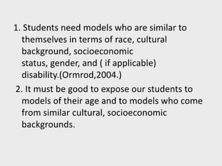 Facilitating learning 