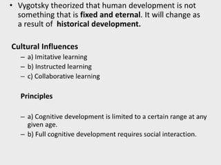 Facilitating learning 